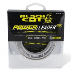 Návazcová šňůra Black Cat - Power Leader RS 1,4mm/150kg/330lb/20m